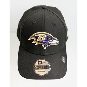 New Era Baltimore Ravens Hat Cap Unisex One Size Black NFL Team Logo